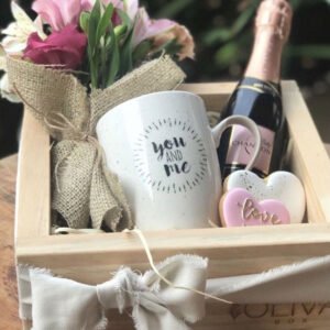 coffee & wine gift basket